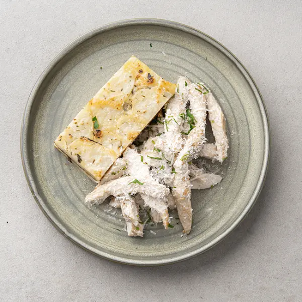 Classic Chicken Pollo alla Parmigiana with Savory Potato Gratin